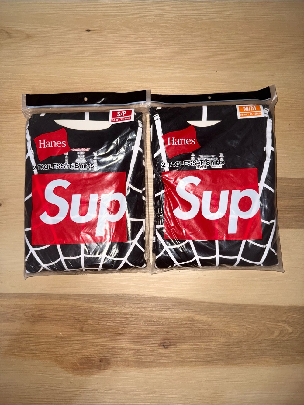 Supreme x Hanes x Marval Spider Web 2 Pack T-shirt(PICK YOUR SIZE)